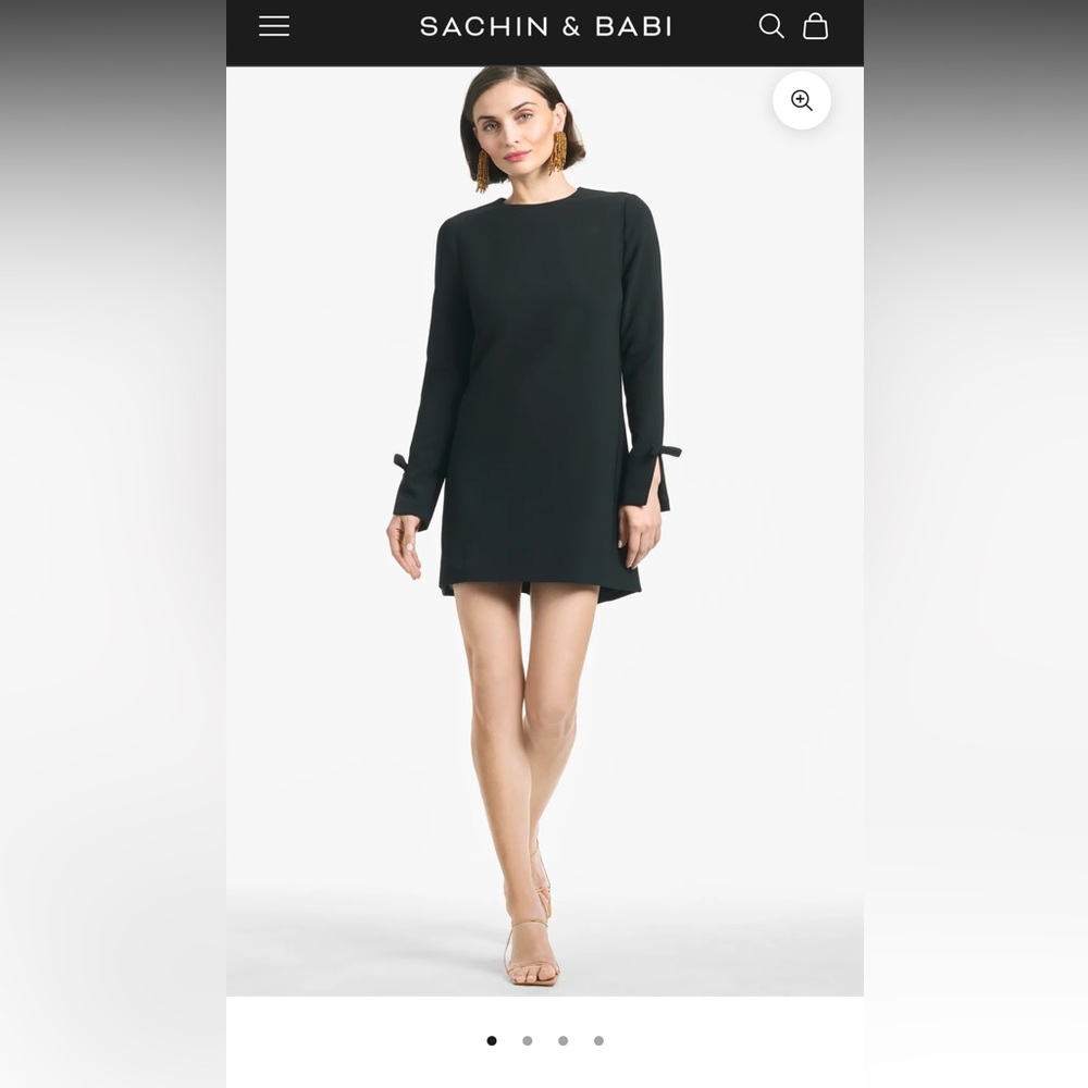NWT SACHIN & BABY LILY- Elegant Black Dress. Size 8. Still retails for $395